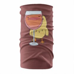 Бандана Качка і келих вина