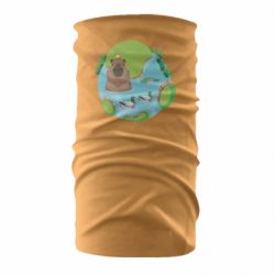 Бандана Капибара в воде - PrintSalon