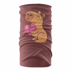 Бандана Капибара сердечко - PrintSalon