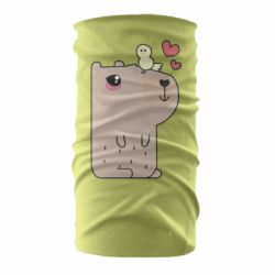 Бандана Капибара с цыпленком - PrintSalon