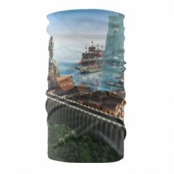 Бандана Minecraft beautiful town - PrintSalon