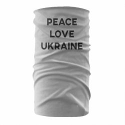 Бандана-труба Мир, любовь, Украина - PrintSalon
