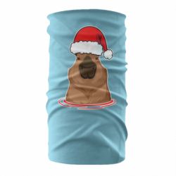 Бандана Новогодняя капибара - PrintSalon