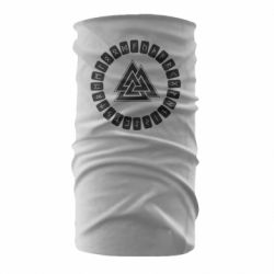Бандана Scandinavian Runes And Walknut - PrintSalon