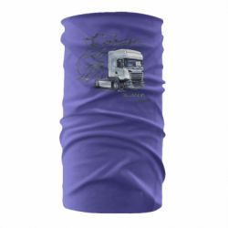 Бандана Scania watercolor art - PrintSalon