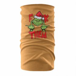 Бандана The grinch f*ck them - PrintSalon