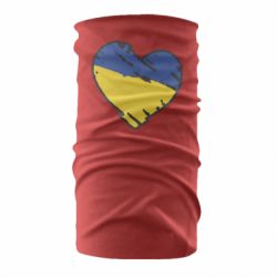Бандана Украина сердце с царапинами - PrintSalon