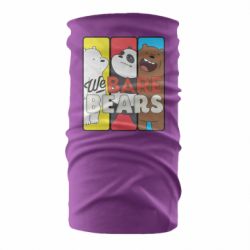 Бандана We bare bears collage - PrintSalon