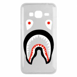 Чехол для Samsung J3 2016 Bape shark logo - PrintSalon
