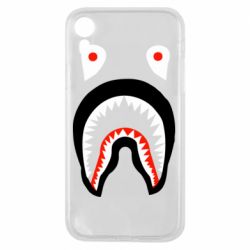 Чехол для iPhone XR Bape shark logo - PrintSalon