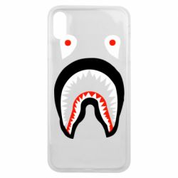 Чехол для iPhone Xs Max Bape shark logo - PrintSalon