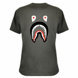 Камуфляжная футболка Bape shark logo - PrintSalon