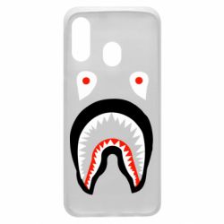 Чехол для Samsung A40 Bape shark logo - PrintSalon