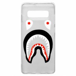 Чехол для Samsung S10+ Bape shark logo - PrintSalon