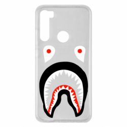 Чехол для Xiaomi Redmi Note 8 Bape shark logo - PrintSalon