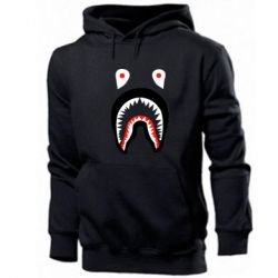 Мужское худи Bape shark logo - PrintSalon