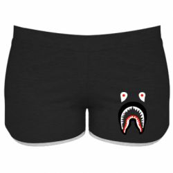 Женские шорты Bape shark logo - PrintSalon