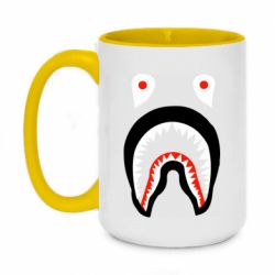 Чашка двухцветная 420ml Bape shark logo - PrintSalon