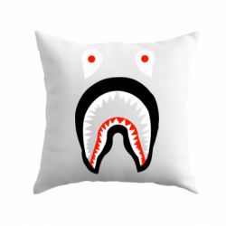 Подушка Bape shark logo - PrintSalon
