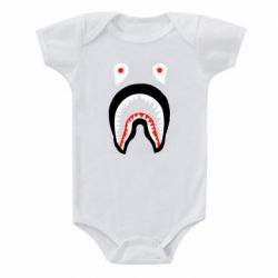 Детский бодик Bape shark logo - PrintSalon