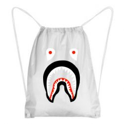 Рюкзак-мешок Bape shark logo - PrintSalon
