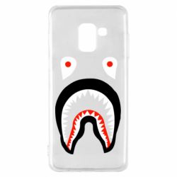 Чехол для Samsung A8 2018 Bape shark logo - PrintSalon