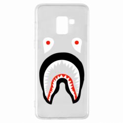 Чехол для Samsung A8+ 2018 Bape shark logo - PrintSalon