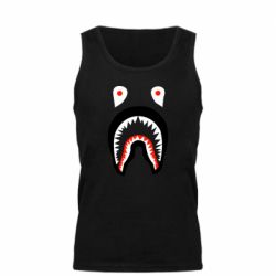 Мужская майка Bape shark logo - PrintSalon