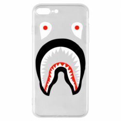 Чехол для iPhone 8 Plus Bape shark logo - PrintSalon