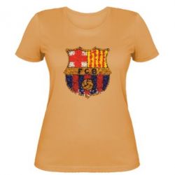 Женская футболка Barcelona Paint - PrintSalon