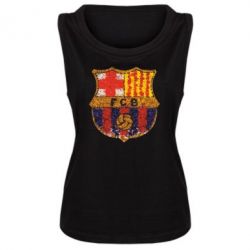 Женская майка Barcelona Paint - PrintSalon