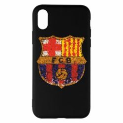 Чехол для iPhone X/Xs Barcelona Paint - PrintSalon