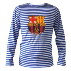 Тельняшка с длинным рукавом Barcelona Paint - PrintSalon