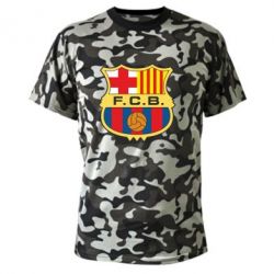 Камуфляжная футболка Barcelona - PrintSalon