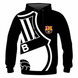 Мужское 3D худи Barcelona - PrintSalon
