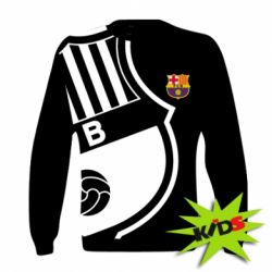 Детский 3D свитшот Barcelona - PrintSalon