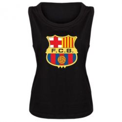 Женская майка Barcelona - PrintSalon