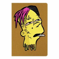 Блокнот с принто Bart as Lil Peep - PrintSalon