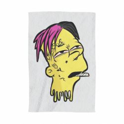 Полотенце с принтом Bart as Lil Peep - PrintSalon
