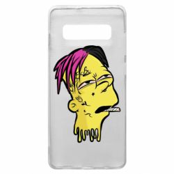 Чехол для Samsung S10+ Bart as Lil Peep - PrintSalon
