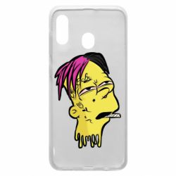 Чехол для Samsung A20 Bart as Lil Peep - PrintSalon
