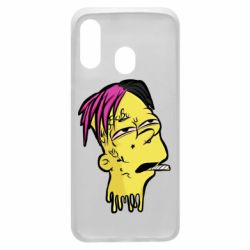 Чехол для Samsung A40 Bart as Lil Peep - PrintSalon
