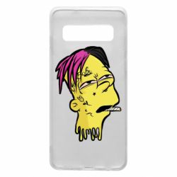 Чехол для Samsung S10 Bart as Lil Peep - PrintSalon