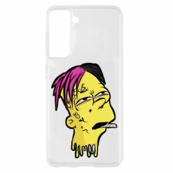 Чехол для Samsung S21 Bart as Lil Peep - PrintSalon