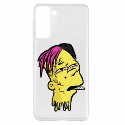 Чехол для Samsung S21+ Bart as Lil Peep - PrintSalon