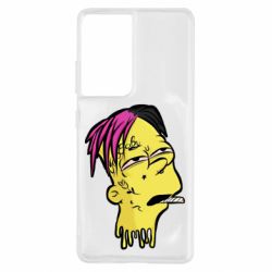 Чехол для Samsung S21 Ultra Bart as Lil Peep - PrintSalon