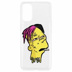 Чехол для Oppo Reno 4 Bart as Lil Peep - PrintSalon