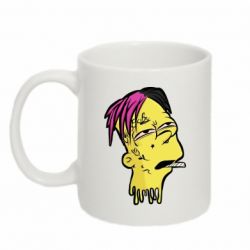 Чашка 320ml Bart as Lil Peep - PrintSalon