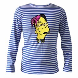 Тельняшка с длинным рукавом Bart as Lil Peep - PrintSalon
