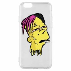 Чехол для iPhone 6/6S Bart as Lil Peep - PrintSalon